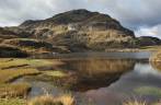 Linda paisagem no Parque Nacional Cajas, na região de Cuenca, no Equador
